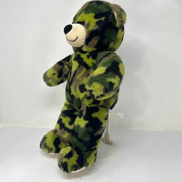 Retired Green Army Military Camo 2010 Build a Bear BABW Camouflage - Picture 4 of 8